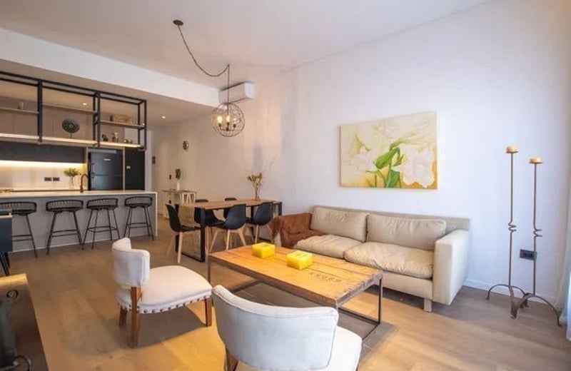 Аренда просторной 4-комнатной квартиры с патио, 175 м², район Палермо, Буэнос-Айрес, Аргентина